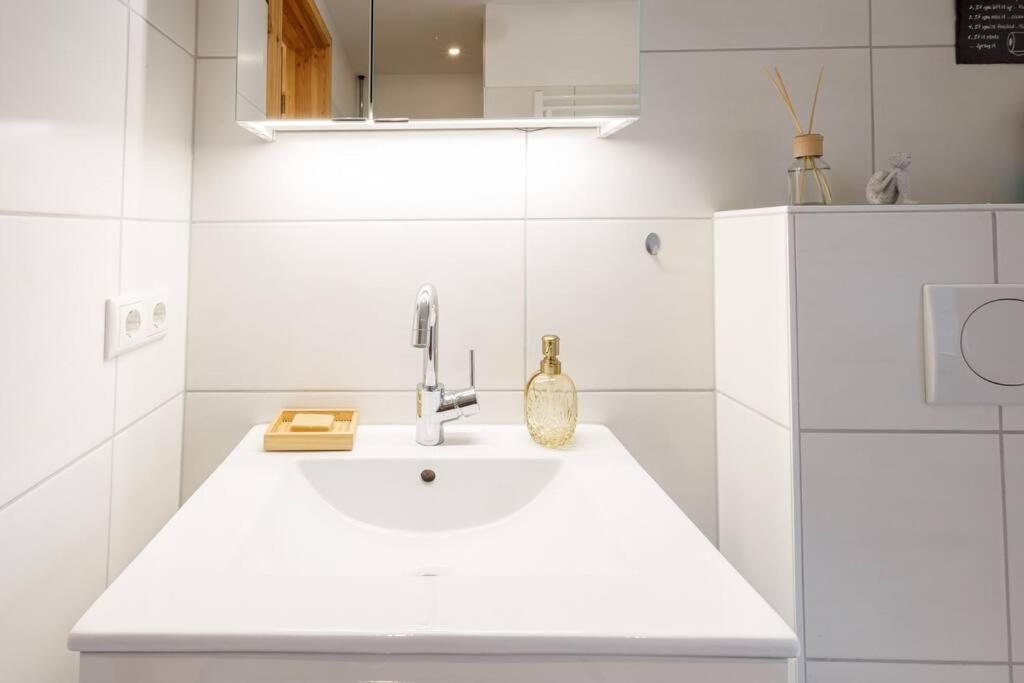 Villa Exklusives Tiny House In Elbnaehe Buxtehude Esterno foto